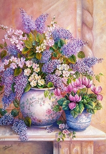 151653 1500ピース ジグソーパズル ポーランド発売●CA● Lilac Flowers 花