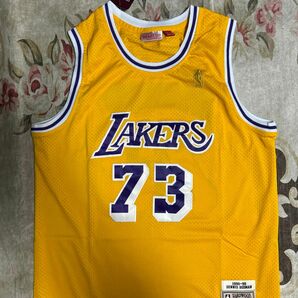 NBAロサンゼルス・レイカーズのロッドマンユニホーム（XL