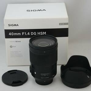 SIGMA 40mm F1.4 DG HSM Art Nikon用 Fマウントの画像1