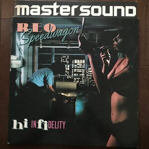 master sound盤 LP REO SPEEDWAGON/HI-INFIDELITY 日本盤 REOスピードワゴン/禁じられた夜