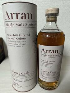 ☆1円〜 アランArran シェリーカスク カスクストレングス 700ml 55.8% ロックランザ蒸溜所 シングルモルト スコッチ ウイスキー