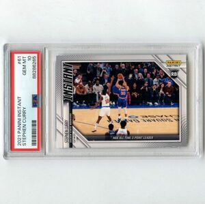 PSA10 GEM MT Stephen Curry 2021 Panini Instant #61 ステフィン・カリー PSA鑑定カード 3ポイントシュート成功数NBA新記録 記念カード