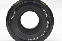 NIKON ニコン Ai-S NIKKOR 50mm F1.8 マニュアルレンズ (t7250)_画像6