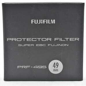 ★純正・美品★Fujifilm 富士フィルム PROTECTOR FILTER プロテクター PRF-49S 49㎜ (k-3136）の画像1