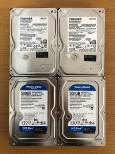 HDD500GB/4枚セット