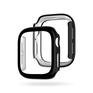 まとめ得 EGARDEN ガラスフィルム一体型ケースfor Apple Watch 40mm ブラック EG24888AWBK x [2個] /l