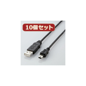 10個セット エレコム エコUSBケーブル(A-miniB・5m) USB-ECOM550X10 /l