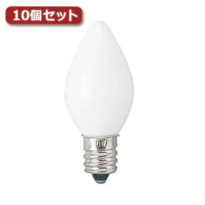 まとめ得 YAZAWA ローソク球 E12 5W 白 2個パック10個セット 1CC2PX10 x [2個] /l