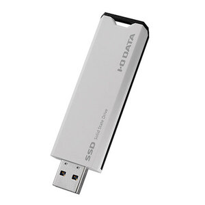 IOデータ IO DATA USB 10Gbps(USB 3.2 Gen2)対応 スティックSSD 2TB ホワイト×ブラック SSPS-US2W /l