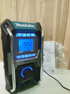 【送料無料】動作確認済『Bluetooth対応 充電式ラジオ MAKITA MR002G +ACアダプタ』マキタ USB給電可能 ポータブルスピーカー アウトドア