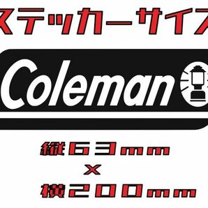 ■coleman■防水ステッカー■全１６色■コールマン キャンプ ランタン テント アウトドア トレッキング チェア テーブル シール【No.507】の画像2