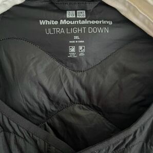 【オンライン限定サイズ】UNIQLO White Mountaineering ウルトラライトダウン 3XL ブラックユニクロ ホワイトマウンテニアリング 黒の画像1