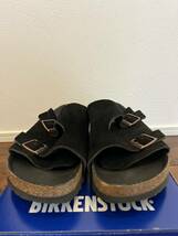 EDIFICE【別注】BIRKENSTOCK Zurich 黒　サイズ　43 ナロー幅　ビルケンシュトック　エディフィス　チューリッヒ　サンダル　ブラック_画像4