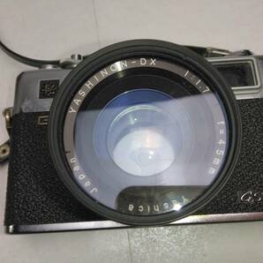 L837新23 現状品 YASHICA レンジファインダーカメラ Electro35GS ヤシカ フィルムカメラ クラシックカメラ 1:1.7 f=45mm 4/1の画像2