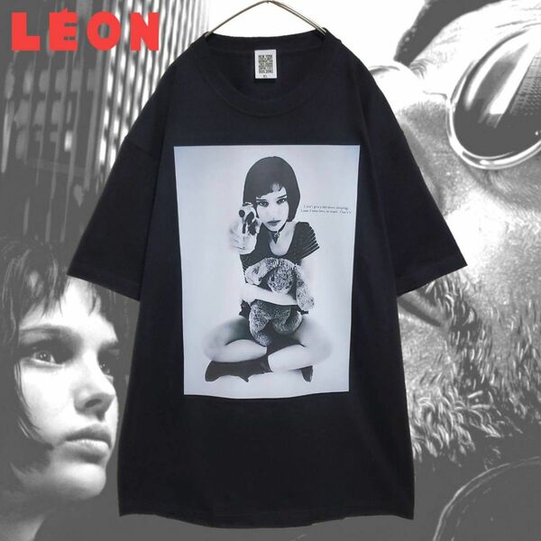 【新品】 LEONマチルダフォトTシャツ黒