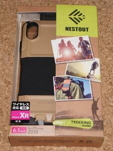 ☆新品★ELECOM iPhone XR NESTOUT トレッキングモデル カーキ