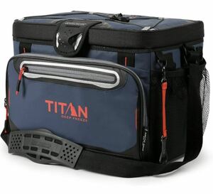 TITAN タイタン クーラーボックス Titan Deep Freeze 30 Can Zipperless Hardbody Cooler 約16リットル ネイビー