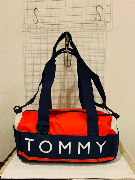 TOMMY HILFIGER トミーヒルフィガー 2WAY ショルダー ミニボストンバッグ　男女兼用