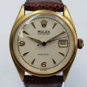 M1825(051)-566/SK120000 腕時計 ROLEX OYSTERDATE PRECISION 6094 ロレックス オイスターデイト プレシジョンの画像2