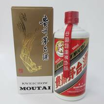 M20109(044)-612/TY23000　酒　貴州茅台酒　MOUTAI　KWEICHOW　マオタイ酒　天女ラベル　中国酒　38％　500ml　箱付き _画像1