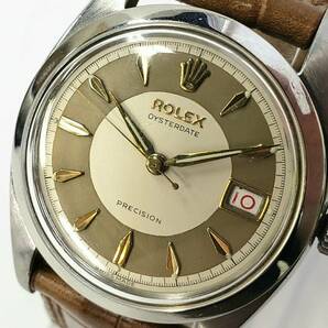 M052-502 腕時計 ROLEX OYSTERDATE PRECISION 6494 ロレックス オイスターデイト プレシジョン メンズ 自動巻きの画像1