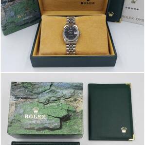 M3384(051)-555/MY400000 腕時計 ROLEX OYSTER PERPETUAL DATEJUST 68274 ロレックス デイトジャスト オイスター パーペチュアル 箱付の画像10