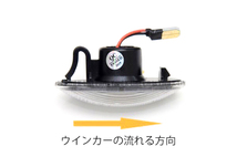 [流れるウインカー] スズキ シーケンシャル LED サイドマーカー アンバーレンズ DA64V/DA64W エブリイ バン/ワゴン エブリィ/エブリー_画像9