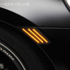 [高輝度48LED] ZN6 86 前期/後期 LED サイドマーカー スモーク レンズ 点滅タイプ ハチロク FR-S 純正交換 バンパー ウインカーの画像6