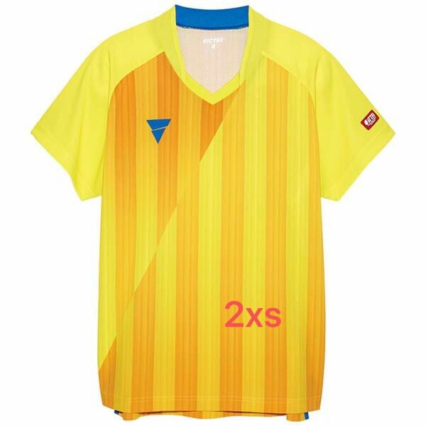 victas 【サイズ2XS】ゲームシャツ　イエロー　黄色　男女兼用　新品未使用　ヴィクタス V-NGS052