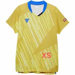 victas 【サイズXS】ゲームシャツ　イエロー　男女兼用　新品未使用　ヴィクタス V-NGS900 