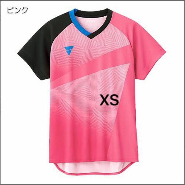 victas 【サイズXS】ゲームシャツ　ピンク　男女兼用　新品未使用　ヴィクタス 
