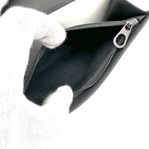《新品未使用品/現行》付属品完備 BOTTEGA VENETA ボッテガヴェネタ メンズ イントレチャート レザー 二つ折り長財布 ブラックの画像9