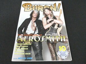 本 No1 02280 BURRN! バーン 2011年10月号 AEROSMITH DREAM THEATER JUDAS PRIEST IRON MAIDEN ANTHRAX SEBASTIAN BACH THE ANSWER SAXON