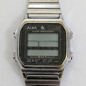 SEIKO Seiko ALBA Alba digital wristwatch W041-5130 antique Vintage present condition goods 