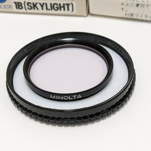 MINOLTA ミノルタ AC フィルター 2個セット 40.5mm 1B SKY LIGHT ND 4Xの画像5