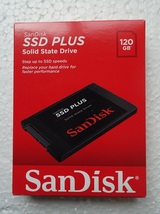 ★☆SanDisk　SSD　PLUS　2.5インチ　120GB　SATA3(6Gb/s)　R:520MB/S　W:180MB/S　中古★☆　_画像3