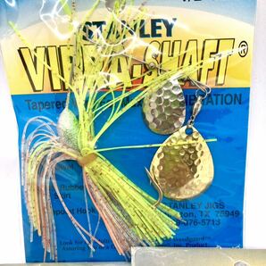 新品 スタンレー スタンレイ バイブラシャフト STANLEY VIBRA SHAFT 1/2oz オールド 廃盤 ブラックバス スピナーベイト 3個 送料無料の画像2