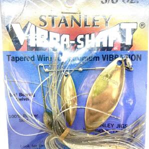 新品 スタンレー スタンレイ バイブラシャフト STANLEY VIBRA SHAFT 3/8oz オールド 廃盤 ブラックバス スピナーベイト 3個 送料無料の画像2