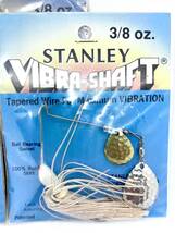 新品 スタンレー スタンレイ バイブラシャフト STANLEY VIBRA SHAFT 3/8oz オールド 廃盤 ブラックバス スピナーベイト 3個 送料無料_画像4