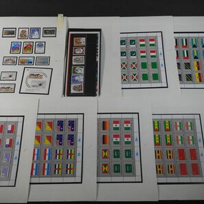 (717)外国切手国連切手アルバムボストーク1951年~1997年小型シート未使用約627枚国旗ナミビア委員会国際児童年ユニセフ20年1967年花火の画像7