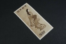 (672)日本切手 切手趣味週間記念 菱川師宣 見返り美人 1948年 昭和23年 未使用 極美品 ヒンジ跡なしNH 保存状態良好_画像6