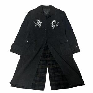 Rare 00s Japanese Label Number Nine Scull Long Coat Undercover Takahiro Miyashita Soloist lgb ナンバーナイン スカルロングコート