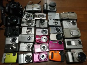 コンパクトデジタルカメラ デジカメ 31台 まとめ Canon CASIO FUJIFILM OLYMPUS Panasonic Nikon SONY など