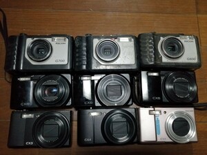 コンパクトデジタルカメラ まとめ 9台 RICOH リコー CX1 CX3 CX4 CX5 CX6 G700 など