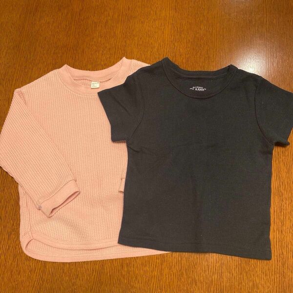 子ども服 7枚セット GAP アプレレクール BREEZE ピンク 保育園 Tシャツ 半袖Tシャツ 長袖Tシャツ パンツ
