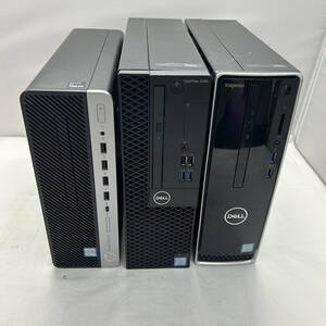 【3台セットジャンク品】HP ProDesk600G5、DELL Inspiron3470、OptiPlex 3060 intel Corei5第9世代、Corei5第8世代×2【41702】