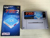 スーパーファイヤープロレスリング2/Super Fire Pro Wrestling 2 取扱説明書付き ヒューマン/スーパーファミコン/ゲームソフト/SFC/G327042_画像1