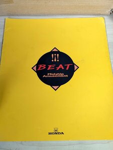  Honda Beat /HONDA BEAT 1991 Honda / catalog / automobile pamphlet / interior / engine / air bag system / meter / equipment /B3229093