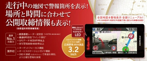 ユピテル YUPITERU GWR63SD GPSレーダー探知機 レーダー　レーダー探知機 GPS obd2 スーパーキャット　gpsレーダー探知機　