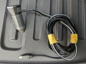 電源ケーブル ユピテル yupiteru 電源コード 電源 スーパーキャット 送料無料 レーダー レーダー探知機 ACCシガープラグ配線 ストレート　